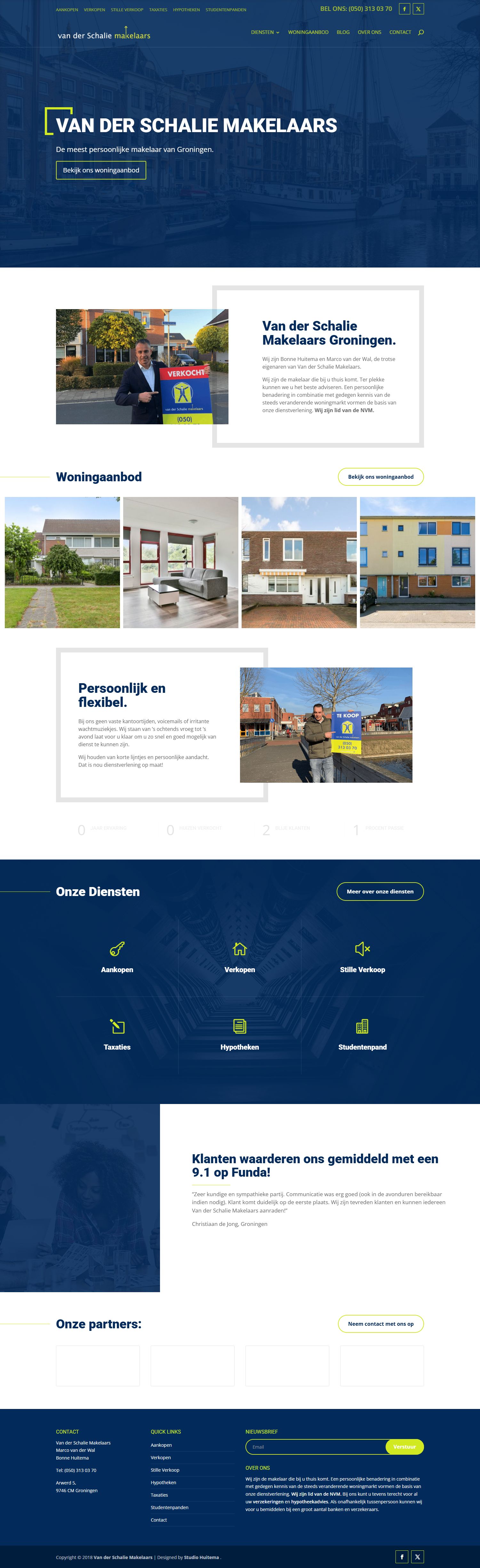 Foto van het kantoor van Van der Schalie Makelaars