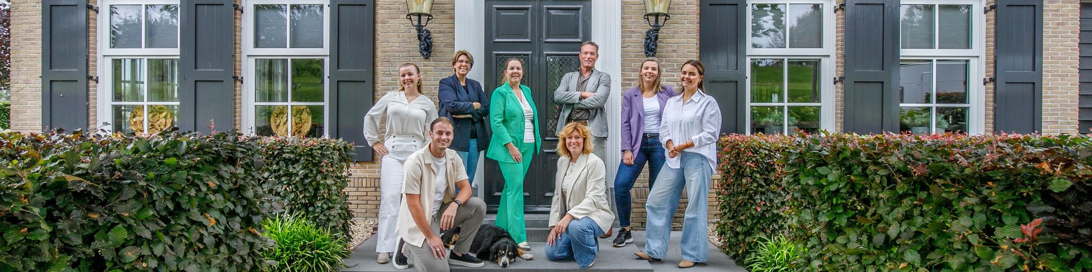 Team foto van Van Egmond Makelaardij