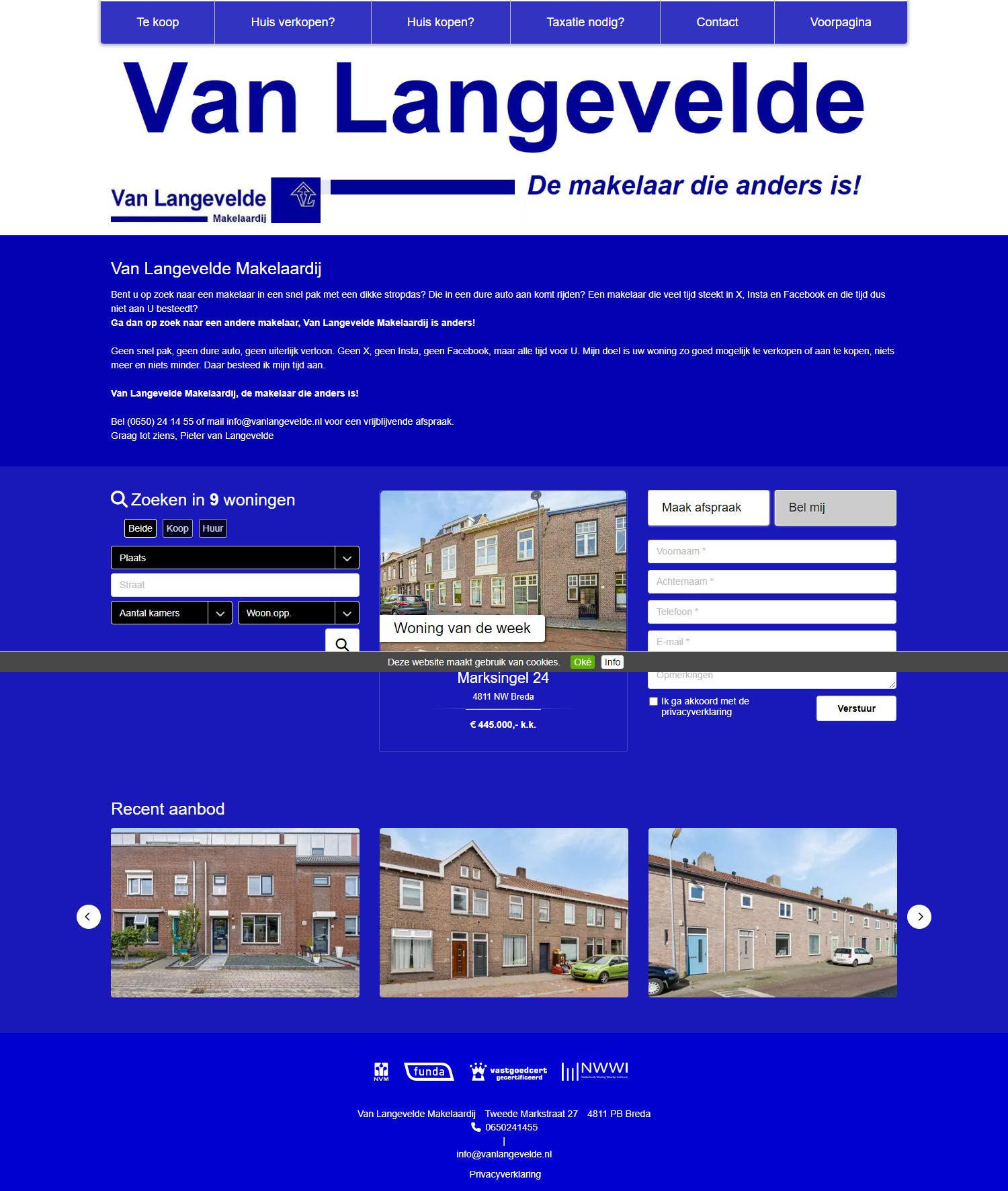 Kantoor foto van Van Langevelde Makelaardij