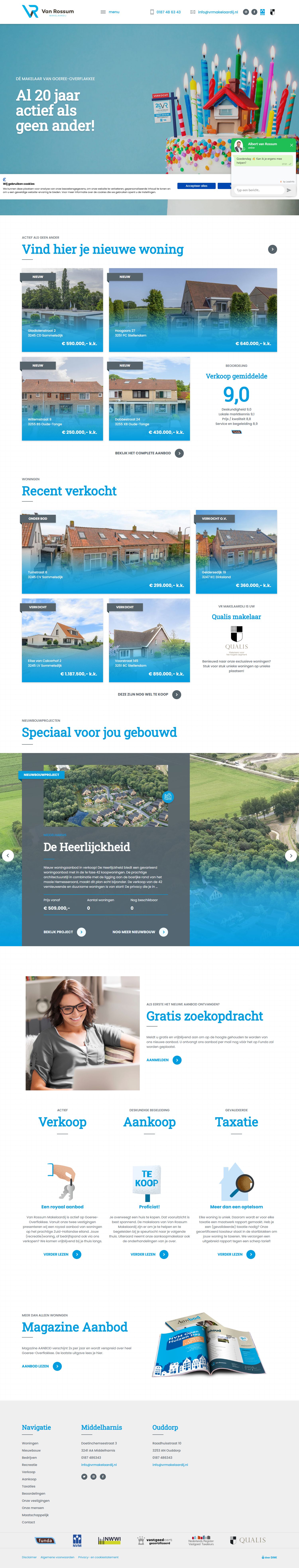 Kantoor foto van Van Rossum Makelaardij