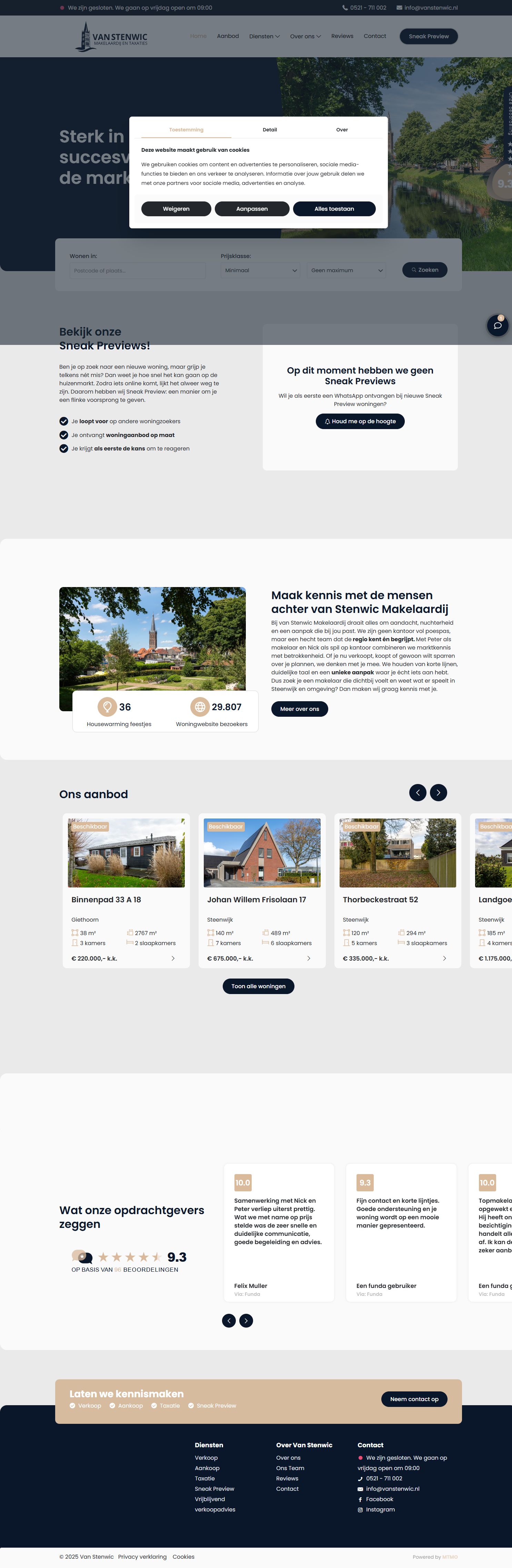 Kantoor foto van Van Stenwic Makelaardij en Taxaties