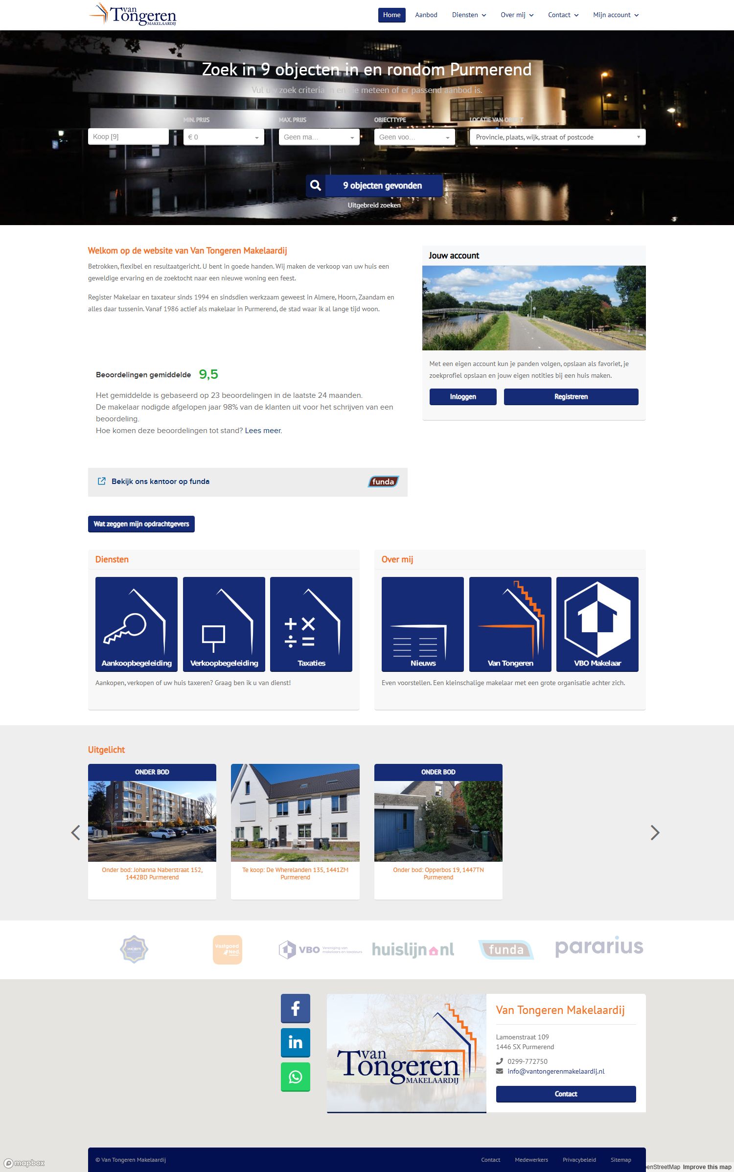 Kantoorfoto Van Tongeren Makelaardij