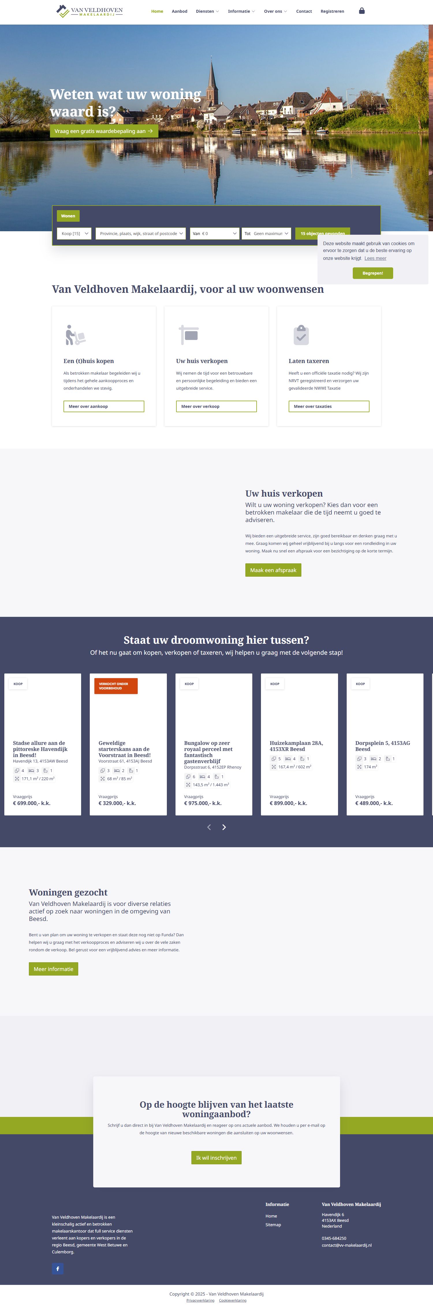 Kantoorfoto Van Veldhoven Makelaardij