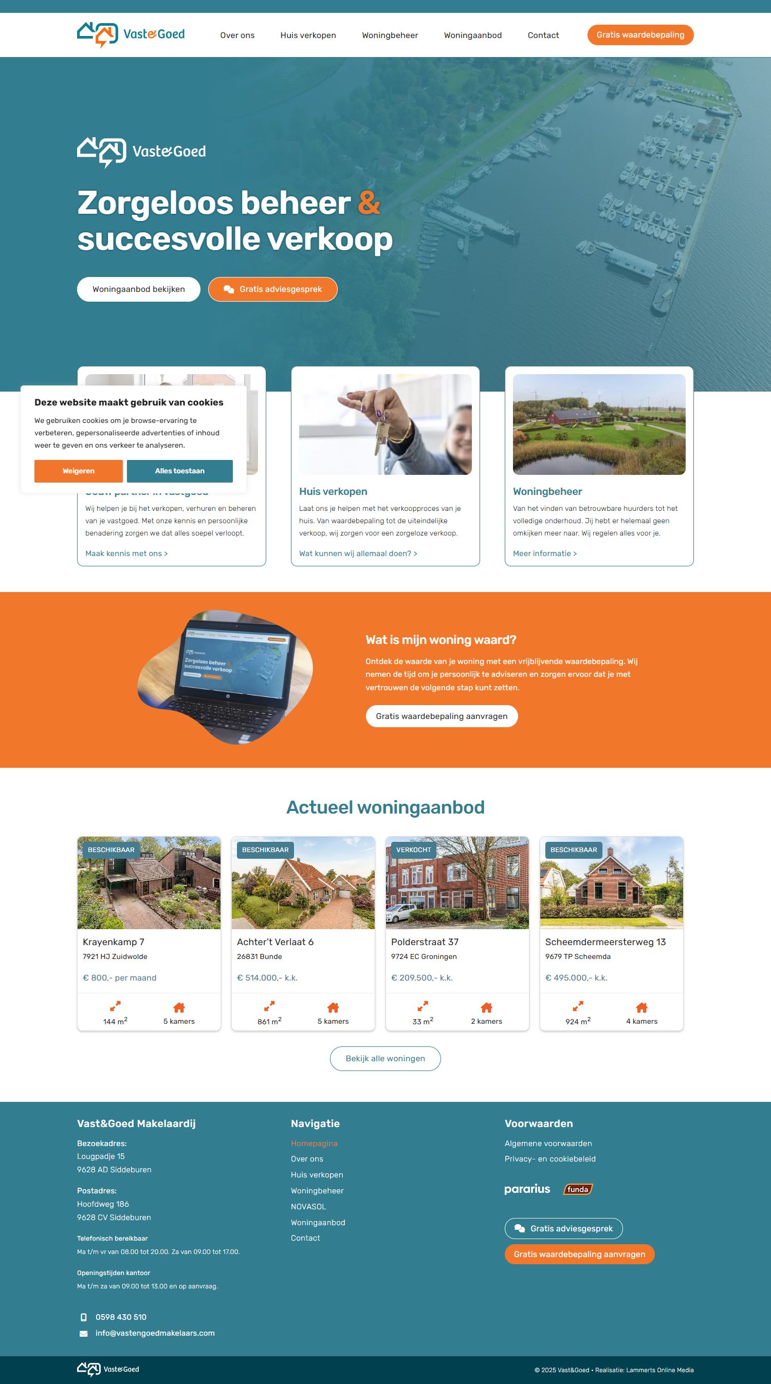 Kantoorfoto Vast&Goed makelaardij, beheer en projecten
