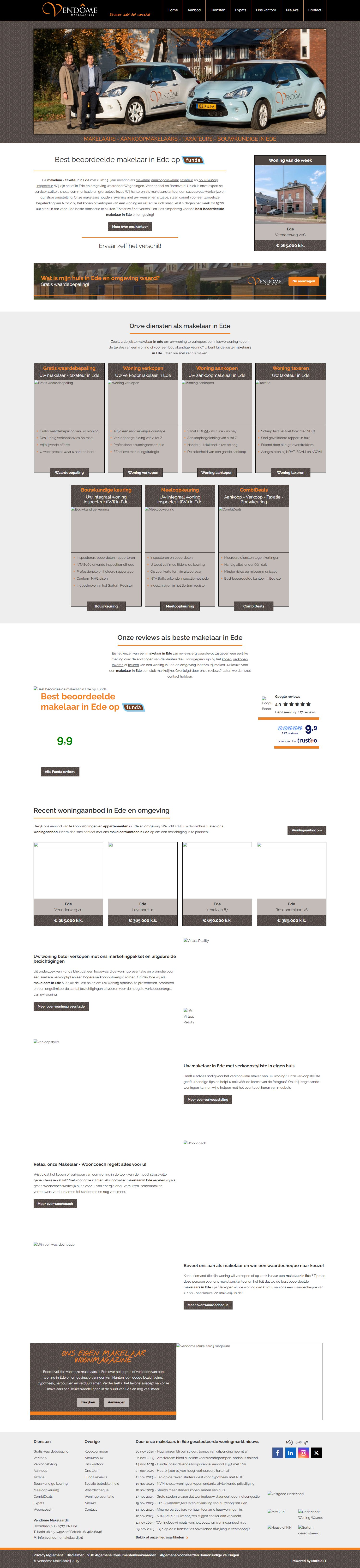 Kantoorfoto Vendôme Makelaardij