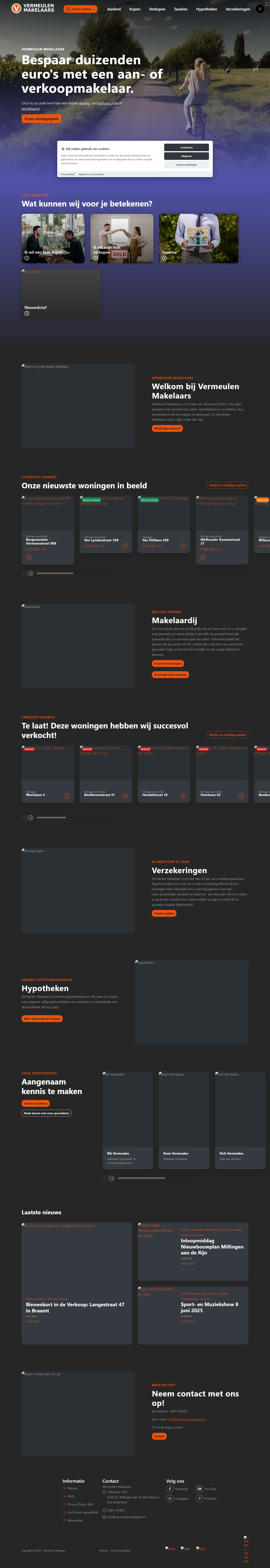Screenshot van de website van www.vermeulenvastgoed.nl