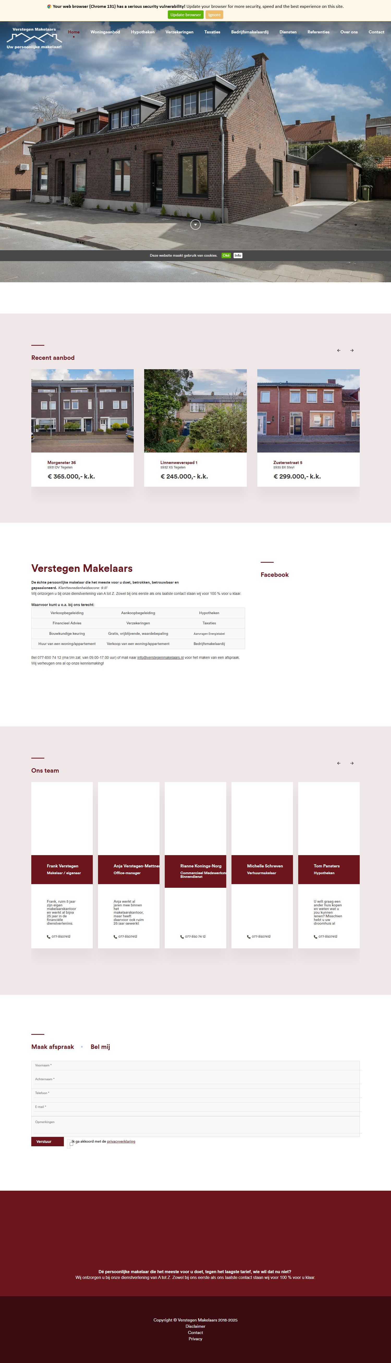 Kantoorfoto Verstegen Makelaars