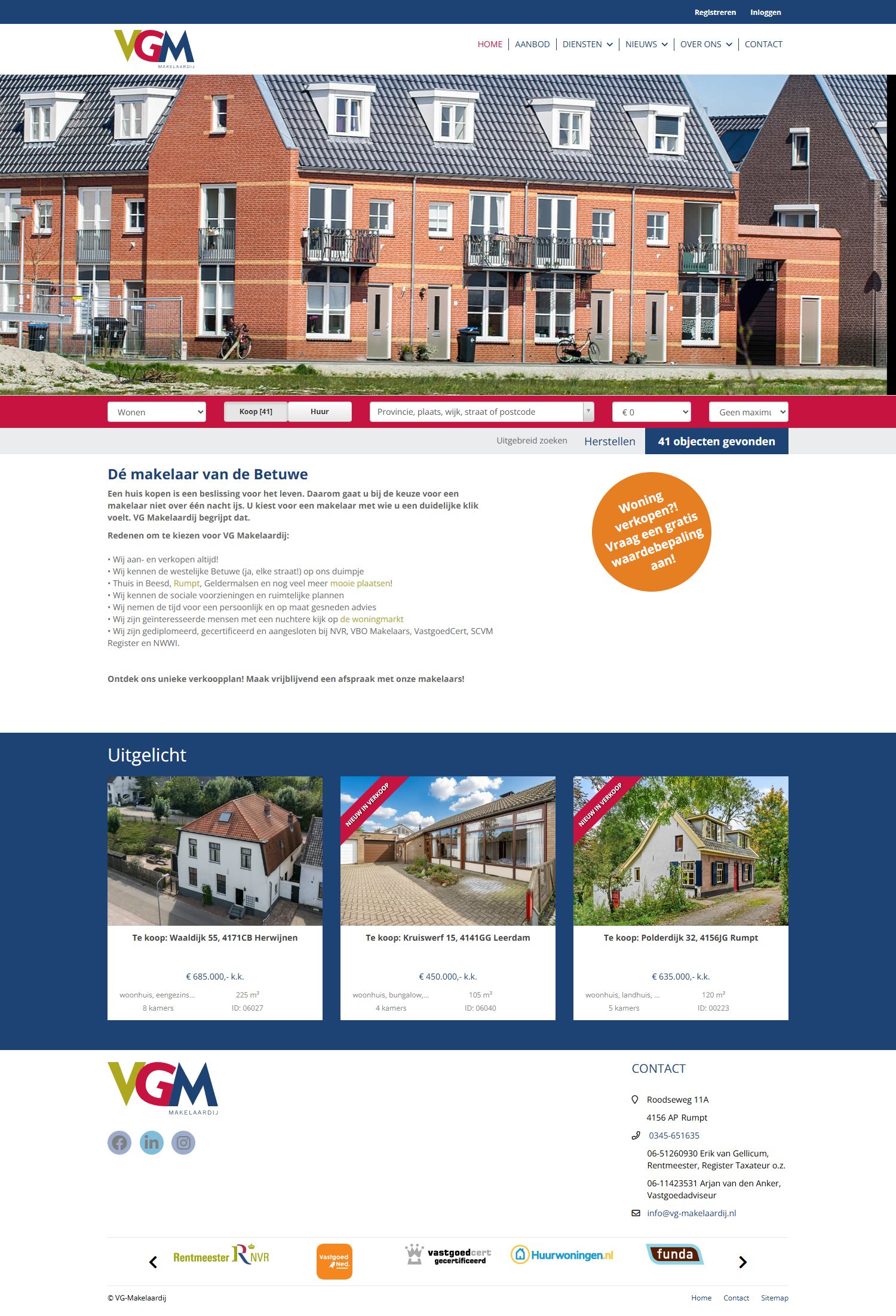 Kantoorfoto VG Makelaardij