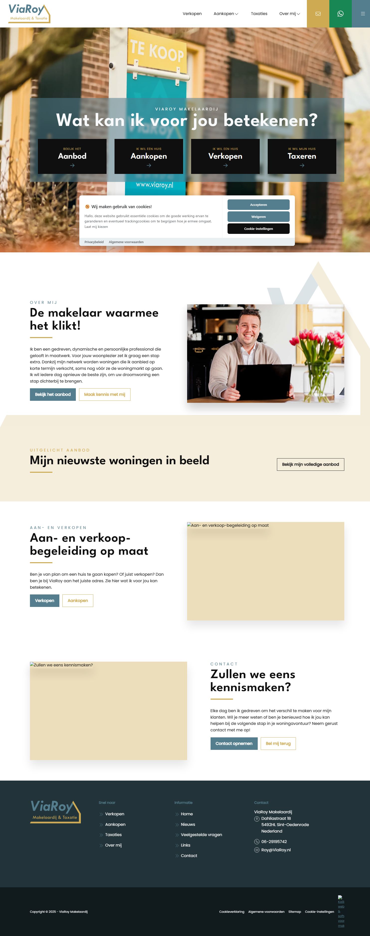 Kantoorfoto ViaRoy Makelaardij en Taxatie