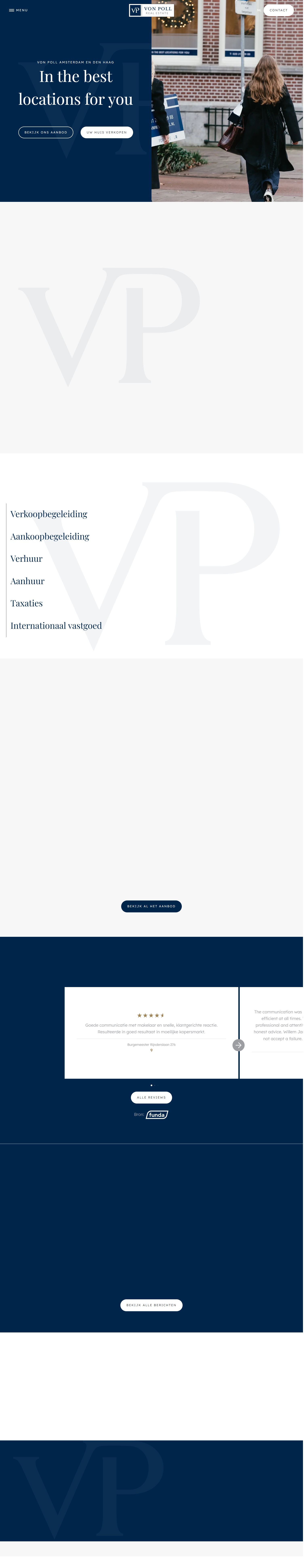 Screenshot van de website van www.von-poll.nl