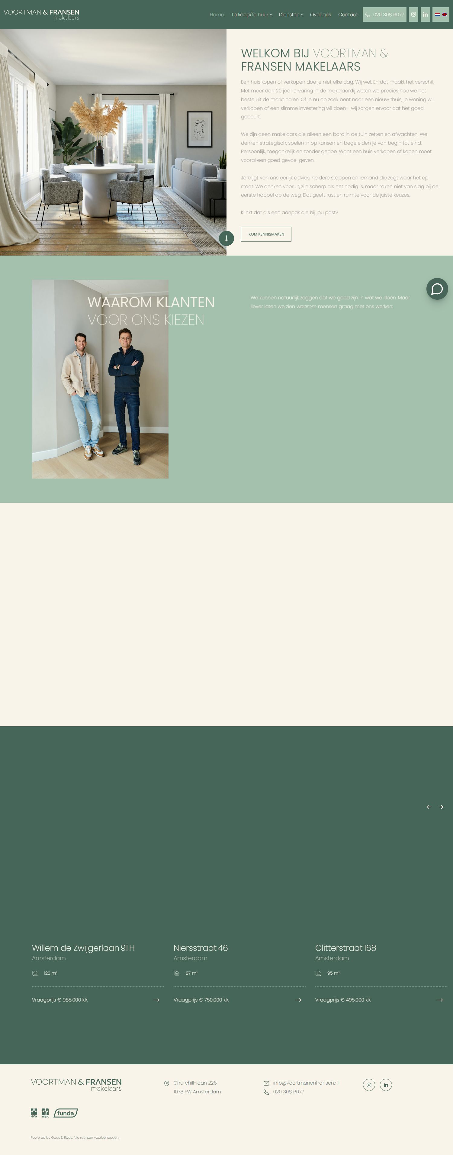 Kantoorfoto Voortman & Fransen Makelaars