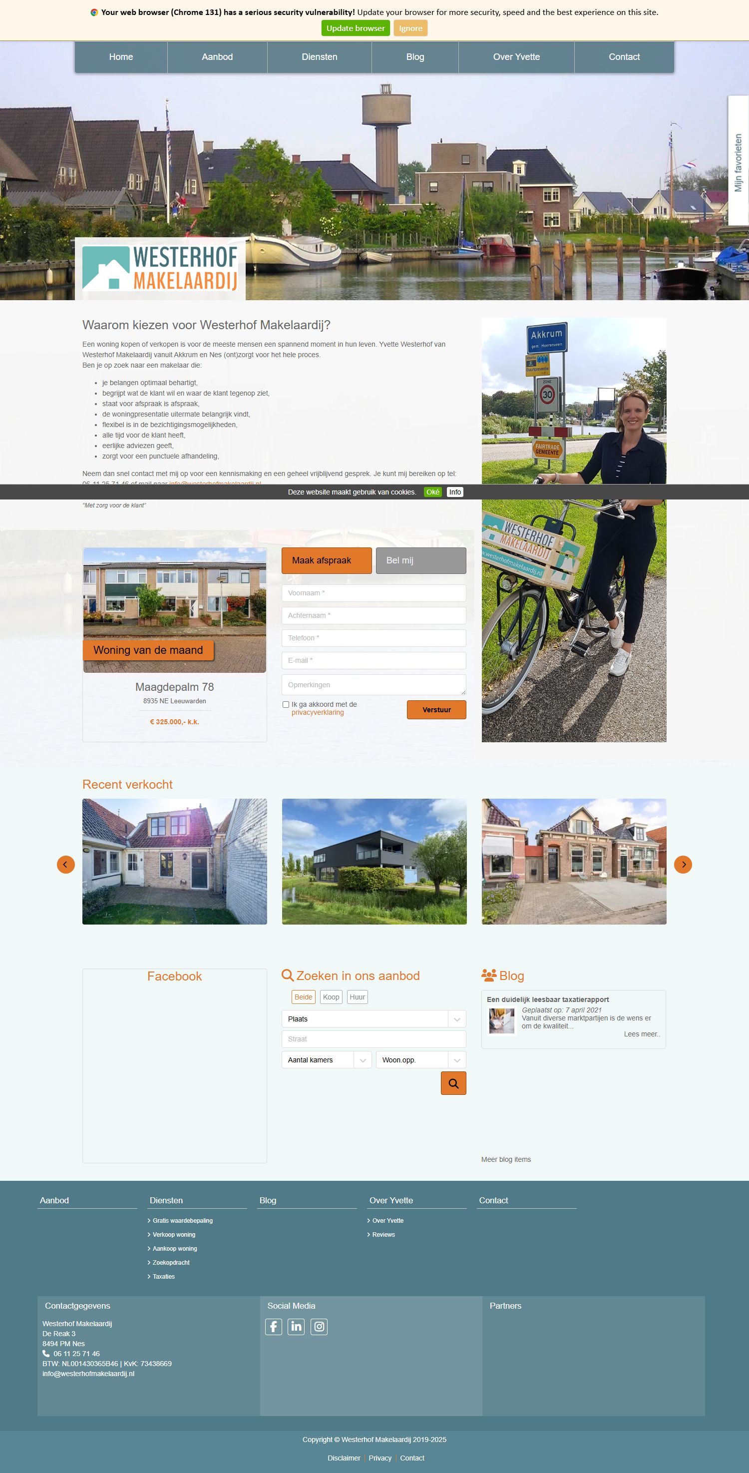 Kantoorfoto Westerhof Makelaardij