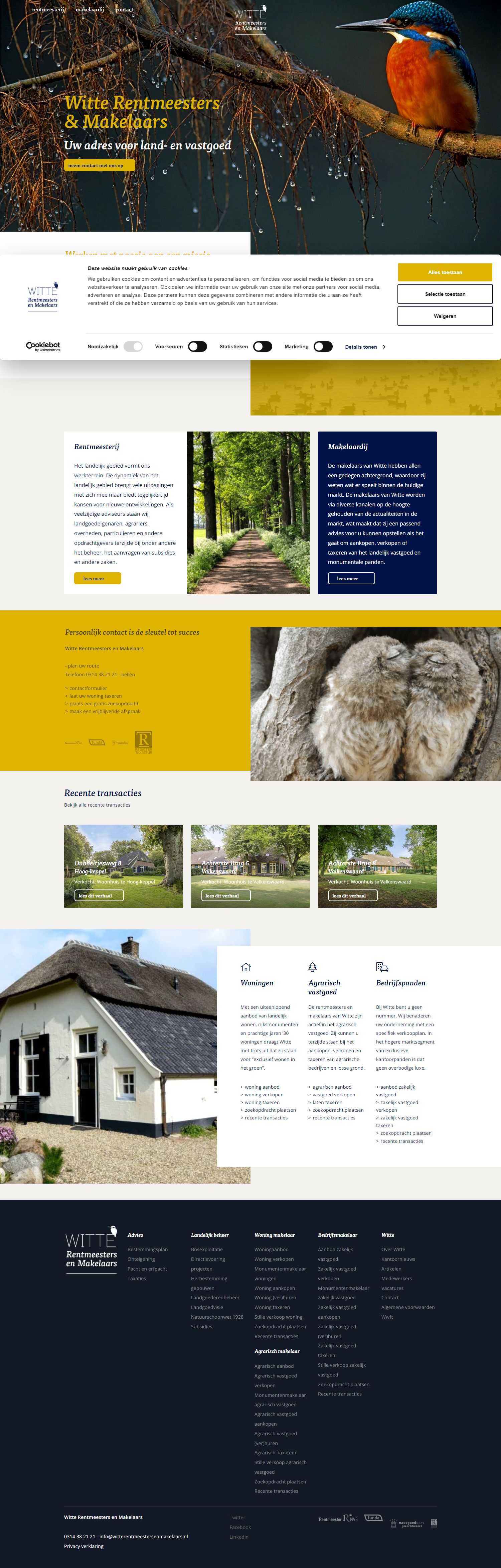 Kantoorfoto Witte Rentmeesters en Makelaars