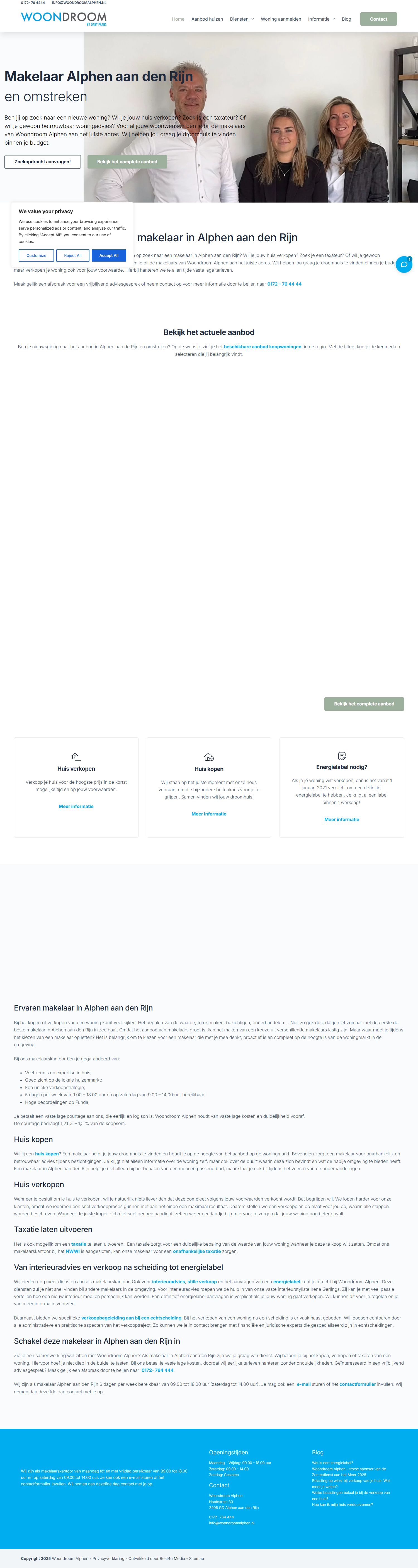 Kantoor foto van Woondroom Alphen