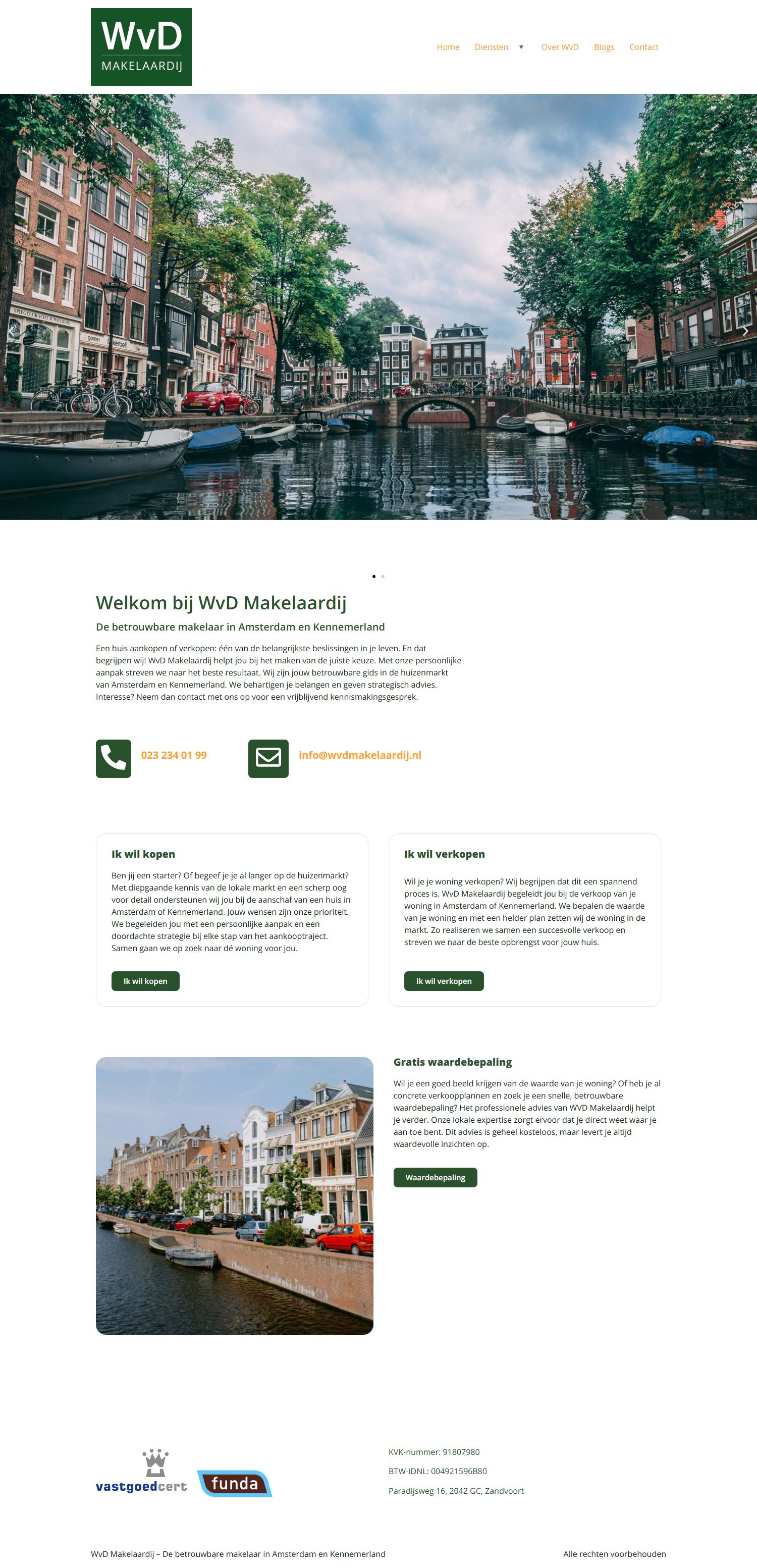 Kantoor foto van WvD Makelaardij