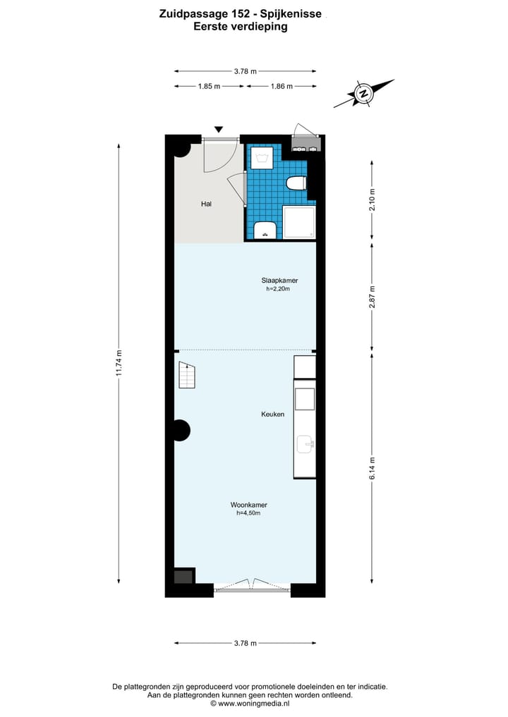 Zuidpassage 152 in Spijkenisse foto